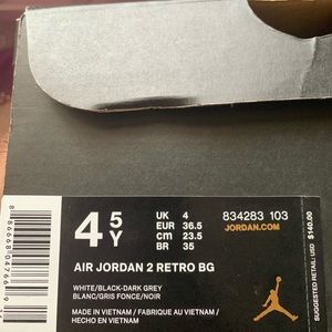 Air Jordan 2 Retro BG